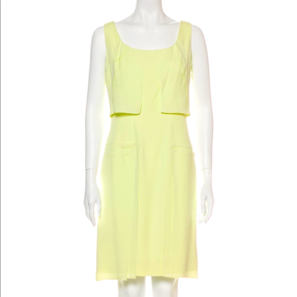 Carolina Herrera Light Yellow Dress